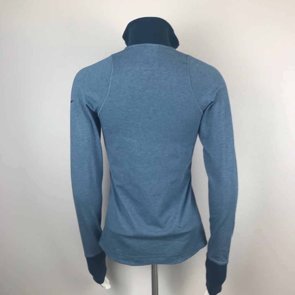 Nike Dri Fit Blue Full Zip Jacket M - Picture 4 of 7